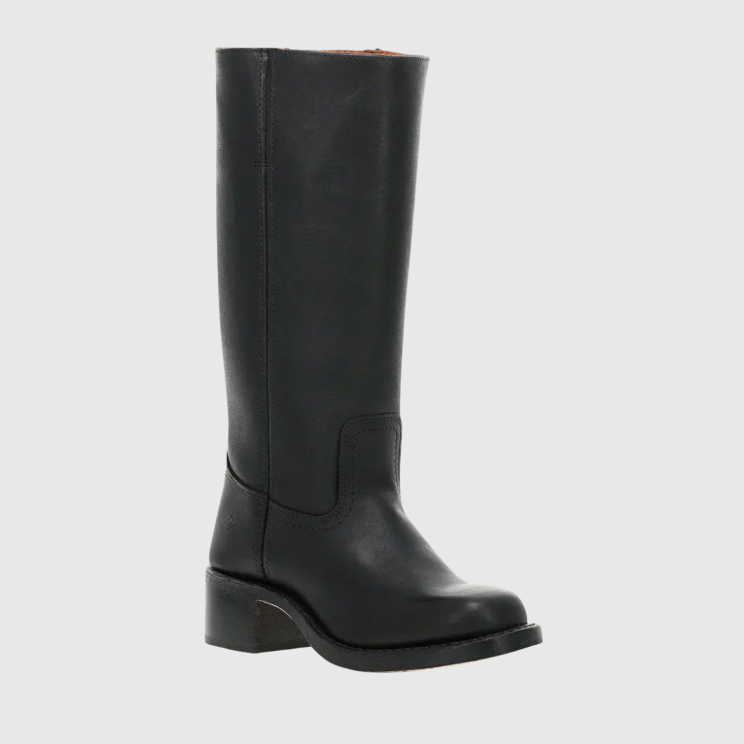 Lerelia | Leather Knee-High Boots