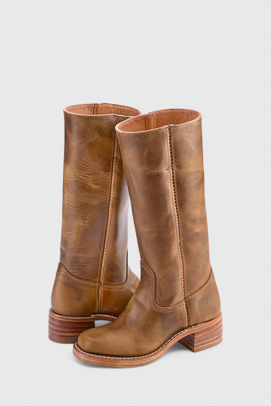 PIPPA | WOMEN'S LEATHER KNEE-HIGH BOOTS WITH HEELS